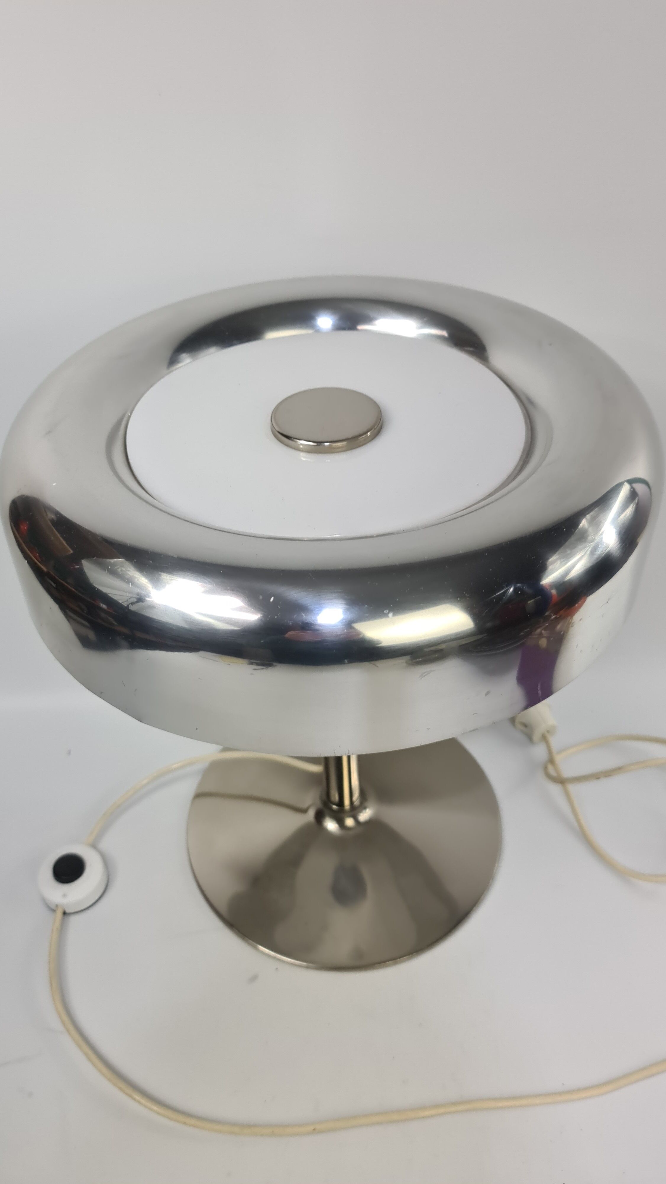 Vintage bauhaus style chrome desk or side light