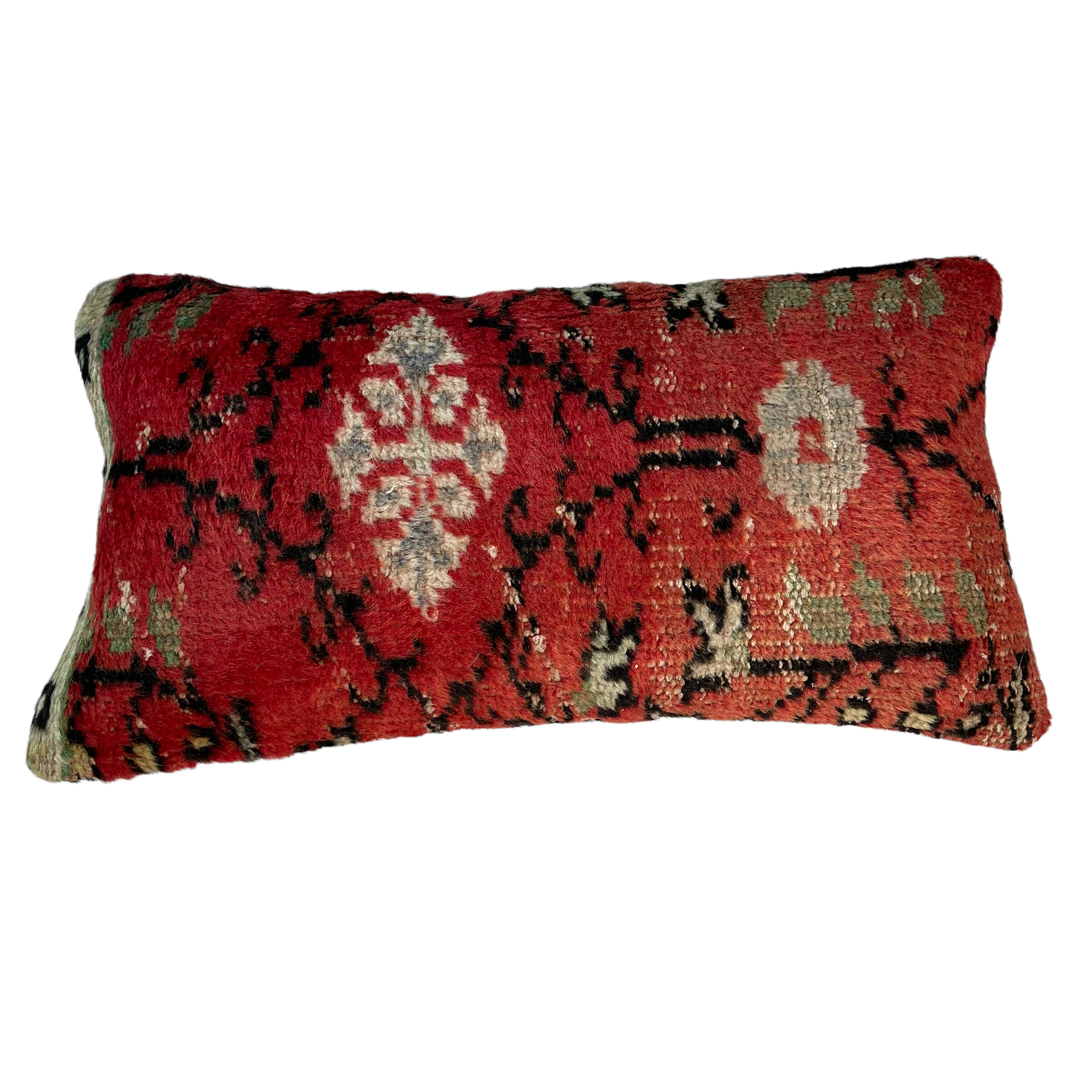 Vintage turkish handmade cushion cover, 30 x 60 cm