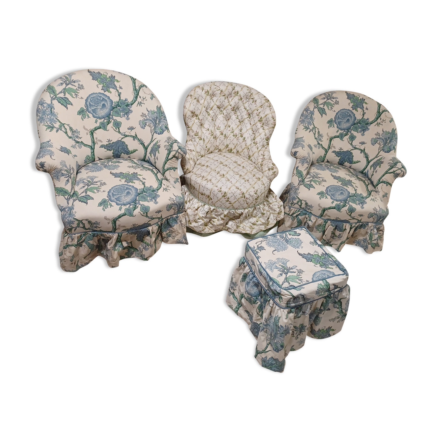 Toad armchairs and are stool