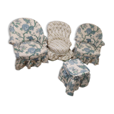 Toad armchairs and are stool