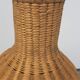 Vase bouteille vintage en osier