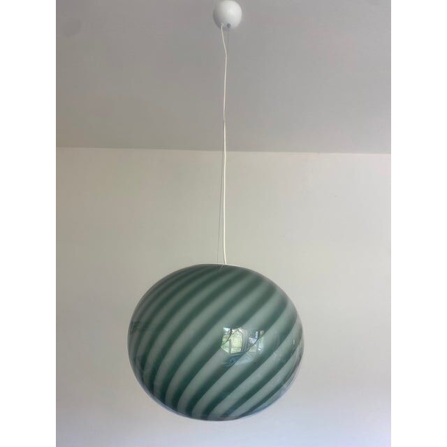 Pendant lamp in murano glass