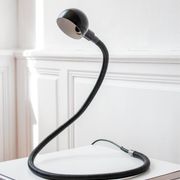 Black Hebi lamp by Isao Hosoe for Valenti, large version, 1970s.
