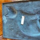 Plaques chat et chien bronze