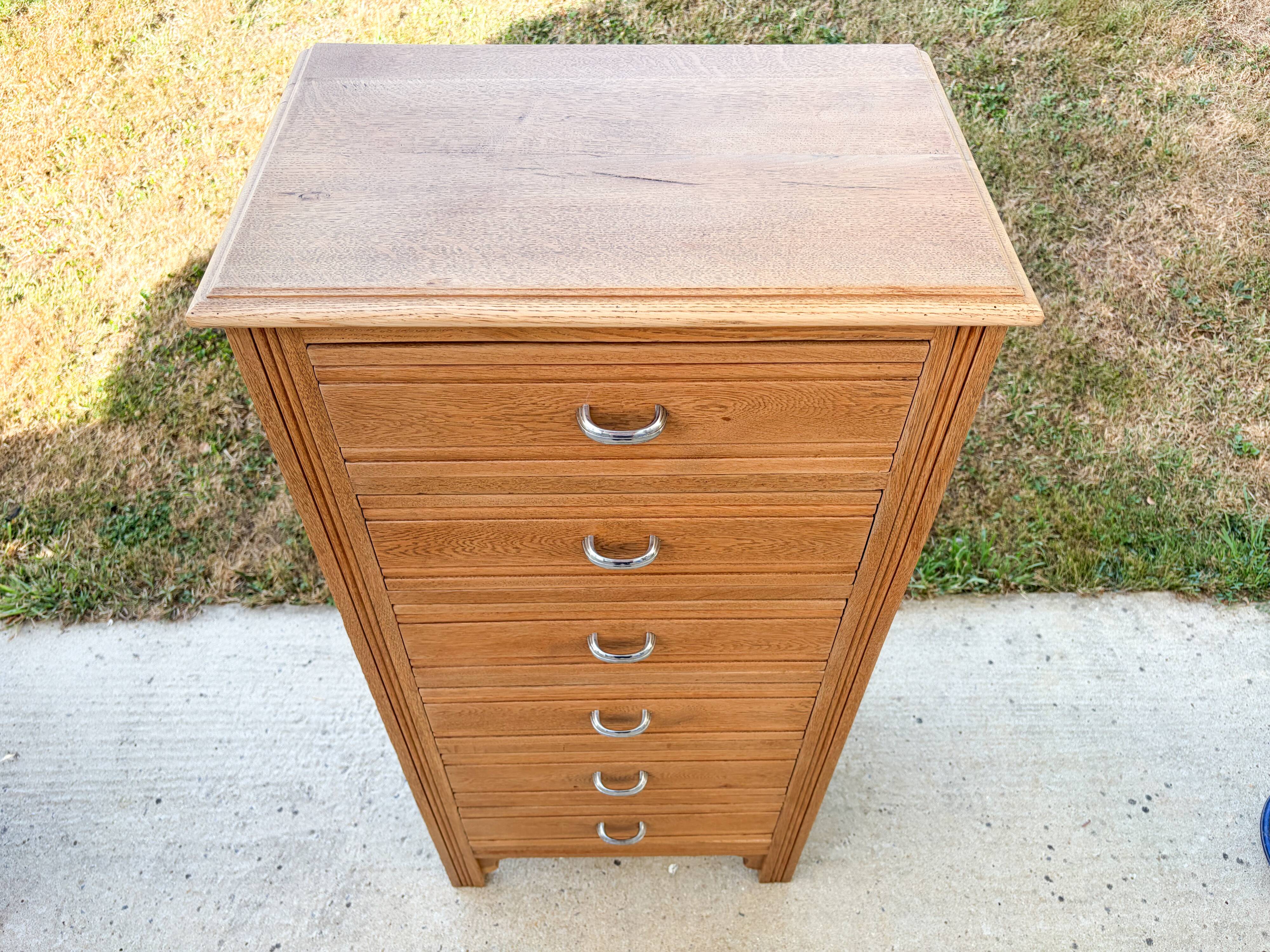 Chiffonnier en chêne at déco , 6 tiroirs , 1930'