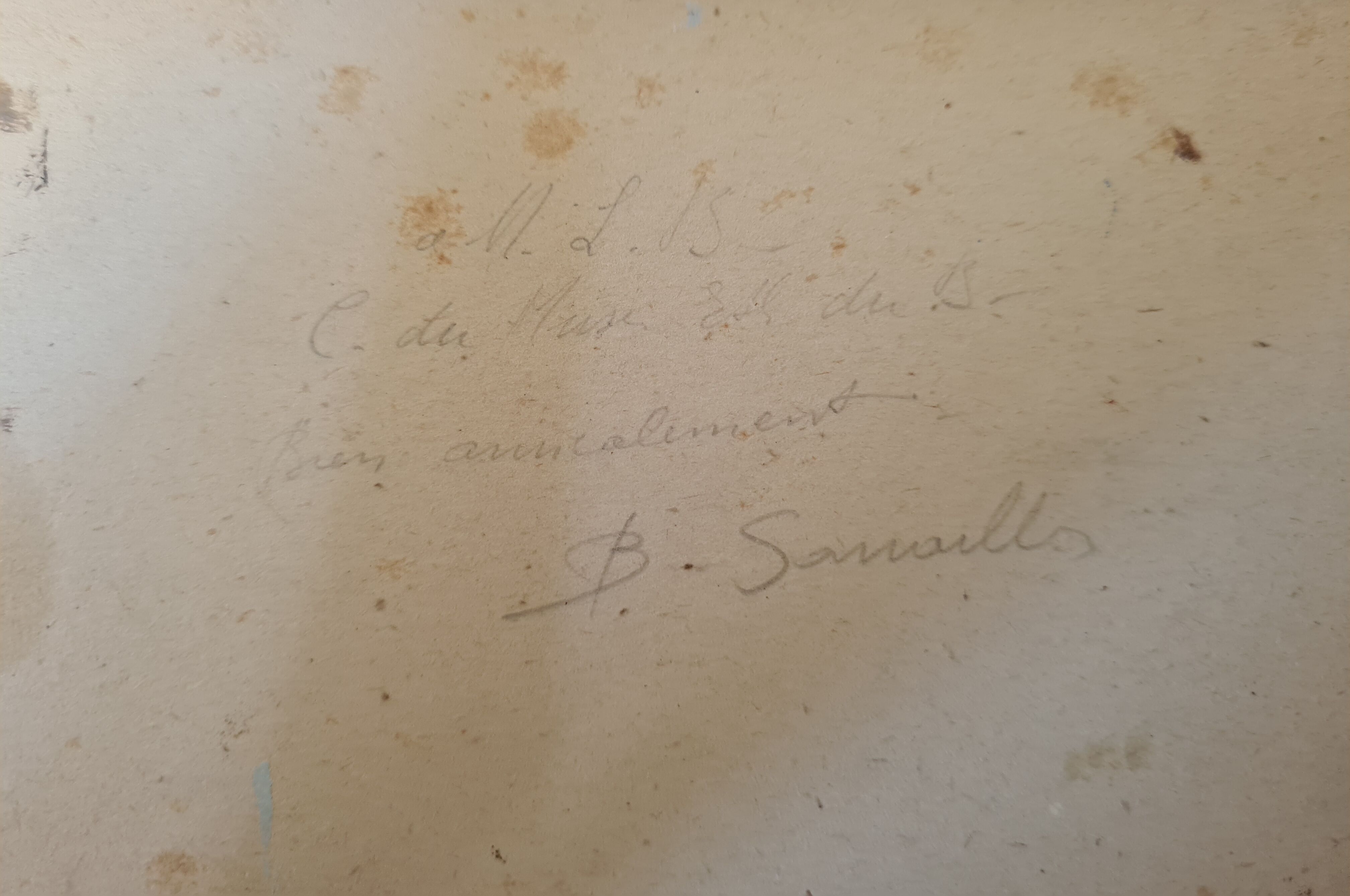 Pair of oils by B. Sarraillon Notre Dame de Paris