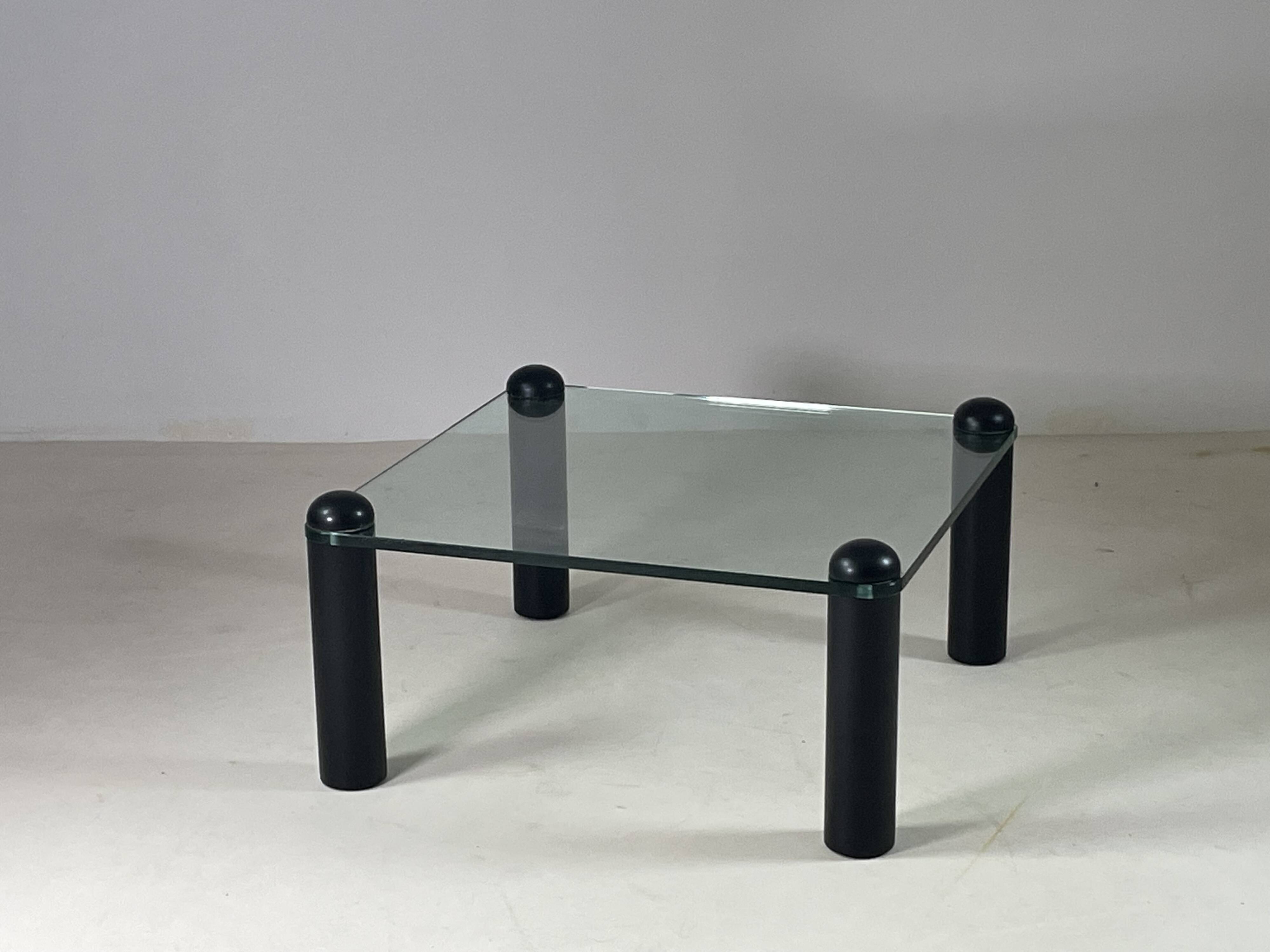 Vintage Ligne Roset coffee table, 1980s