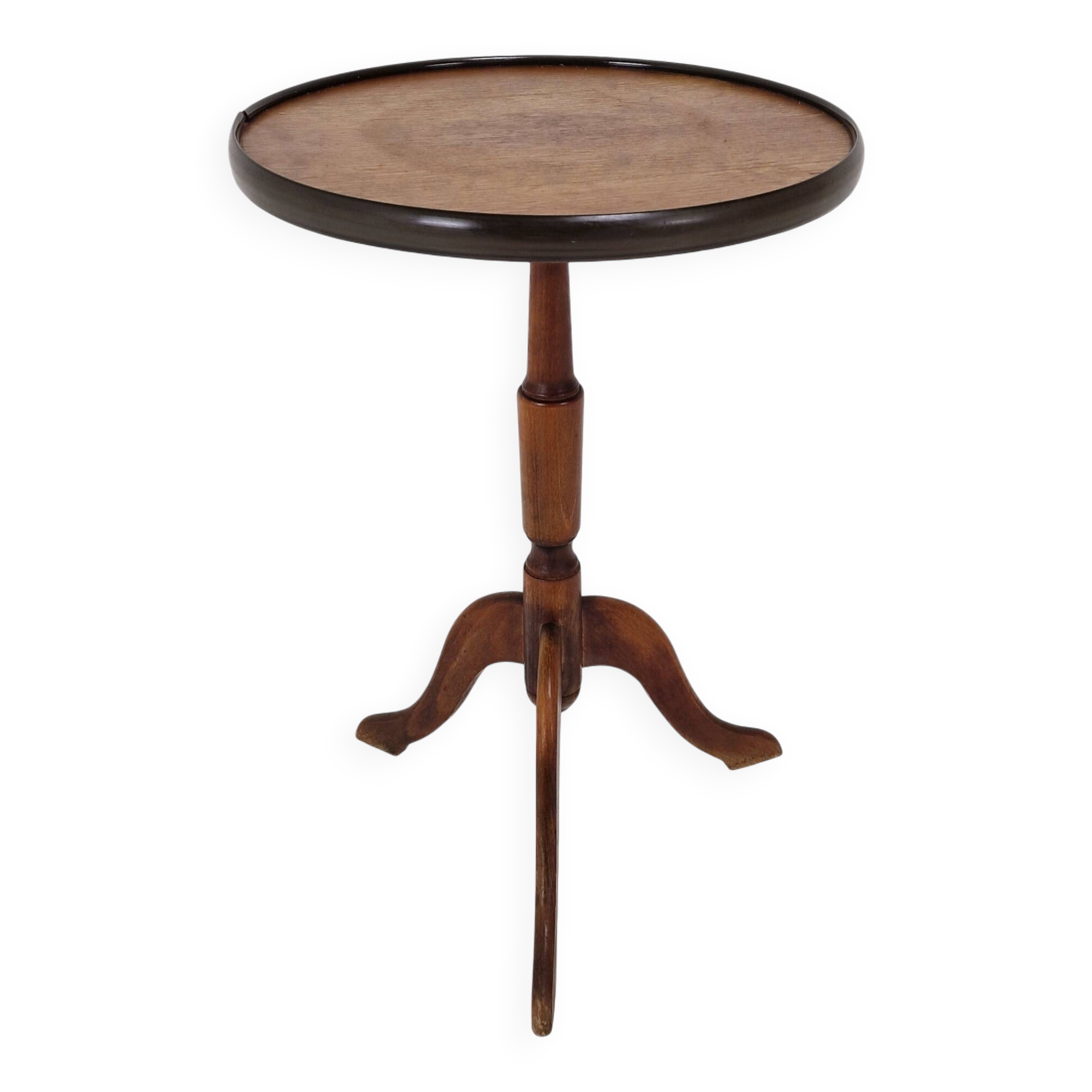 1950s English Mahogany Tripod Table in Georgian Revival Style