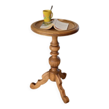 Solid oak side table