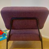 Designer wool armchair