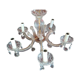 Old chandelier glass and brass