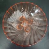 Art Deco glass cup by Rosaline France