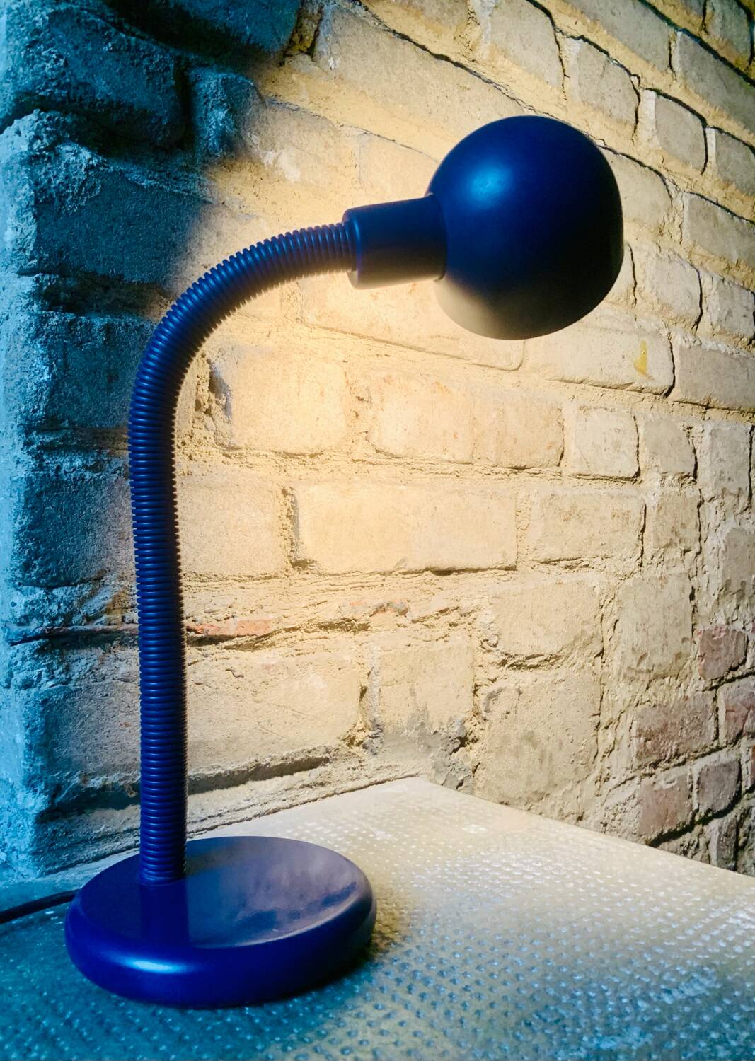 Lampe bureau format « boule » vintage 80