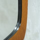 Miroir scandinave en teck, années 1960