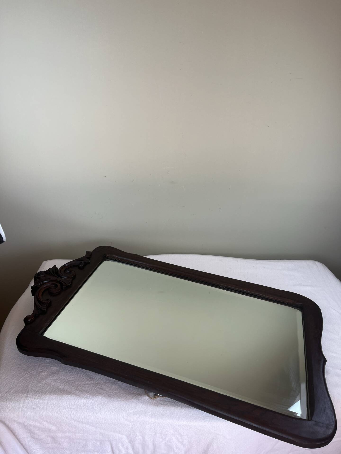 Walnut mirror Napoleon III