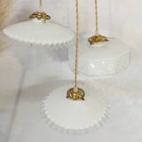 Art deco waterfall pendant light