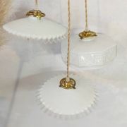 Art deco waterfall pendant light