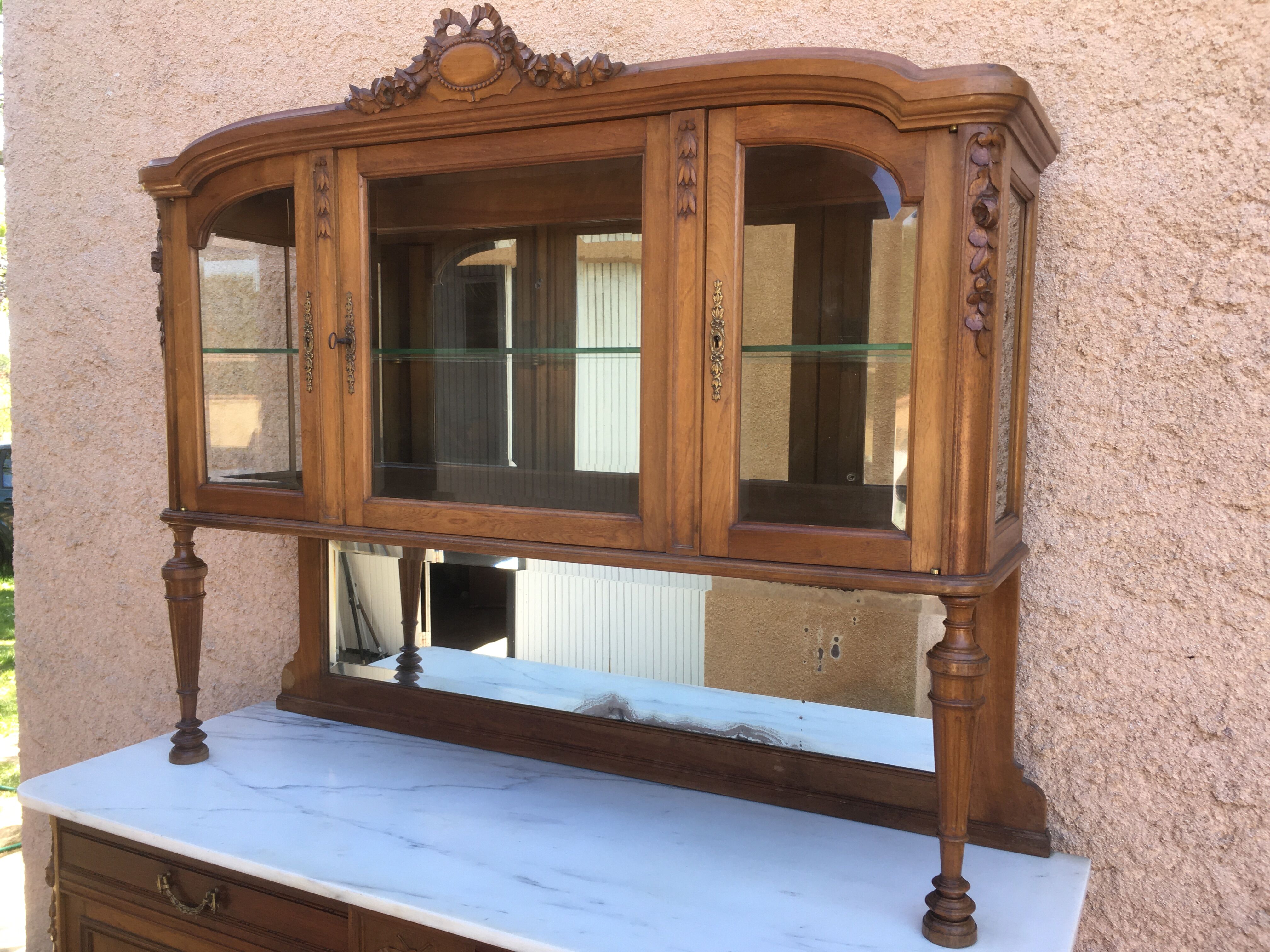 Louis XVI-style showcase buffet