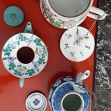 Set of 6 ancient Chinese teapots