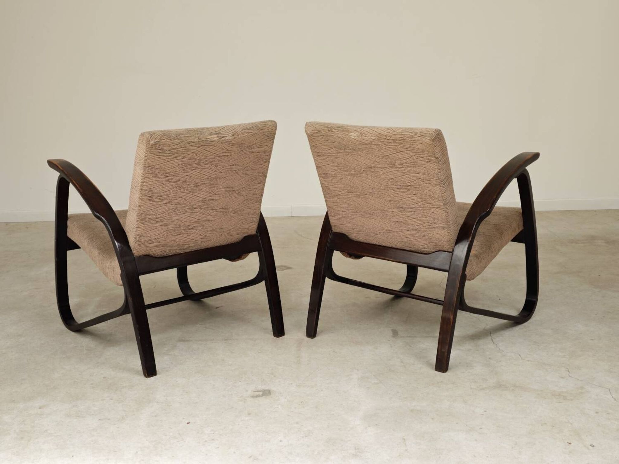 Paire de fauteuils art déco par Jan Vanek 1930