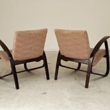 Pair of Art Deco armchairs by Jan Vanek 1930