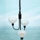 Suspension style Memphis 1960s, adjustable vintage lamp.