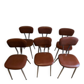Chaises vintage x6