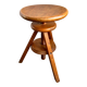 Wooden tripod stool with screw