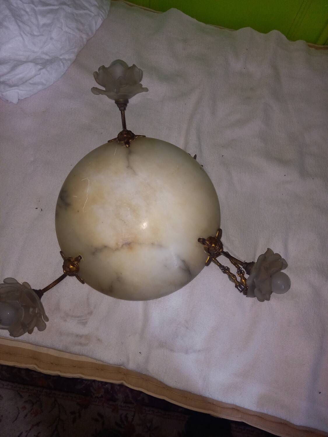 Lustre suspension art deco