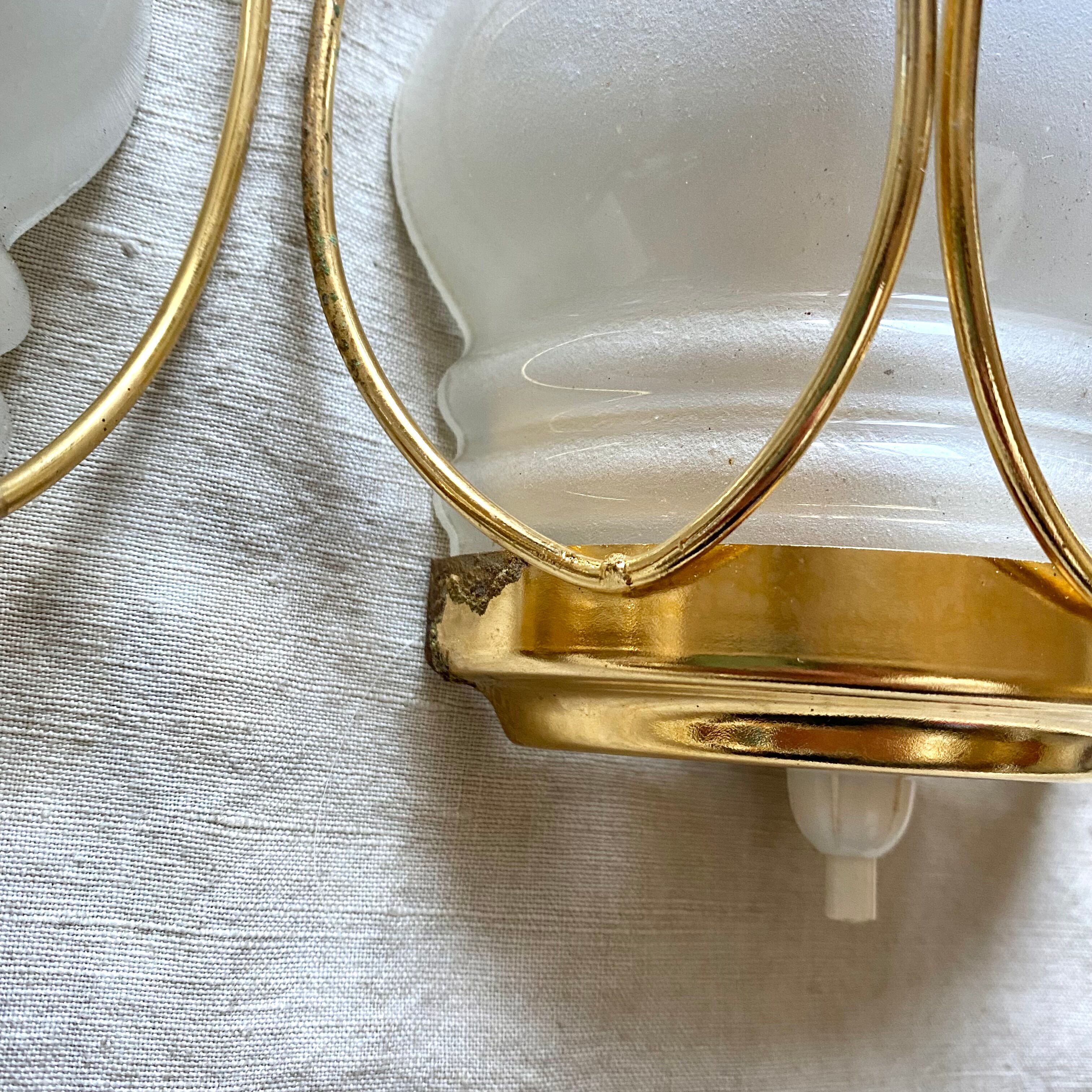 Vintage marine wall lamps