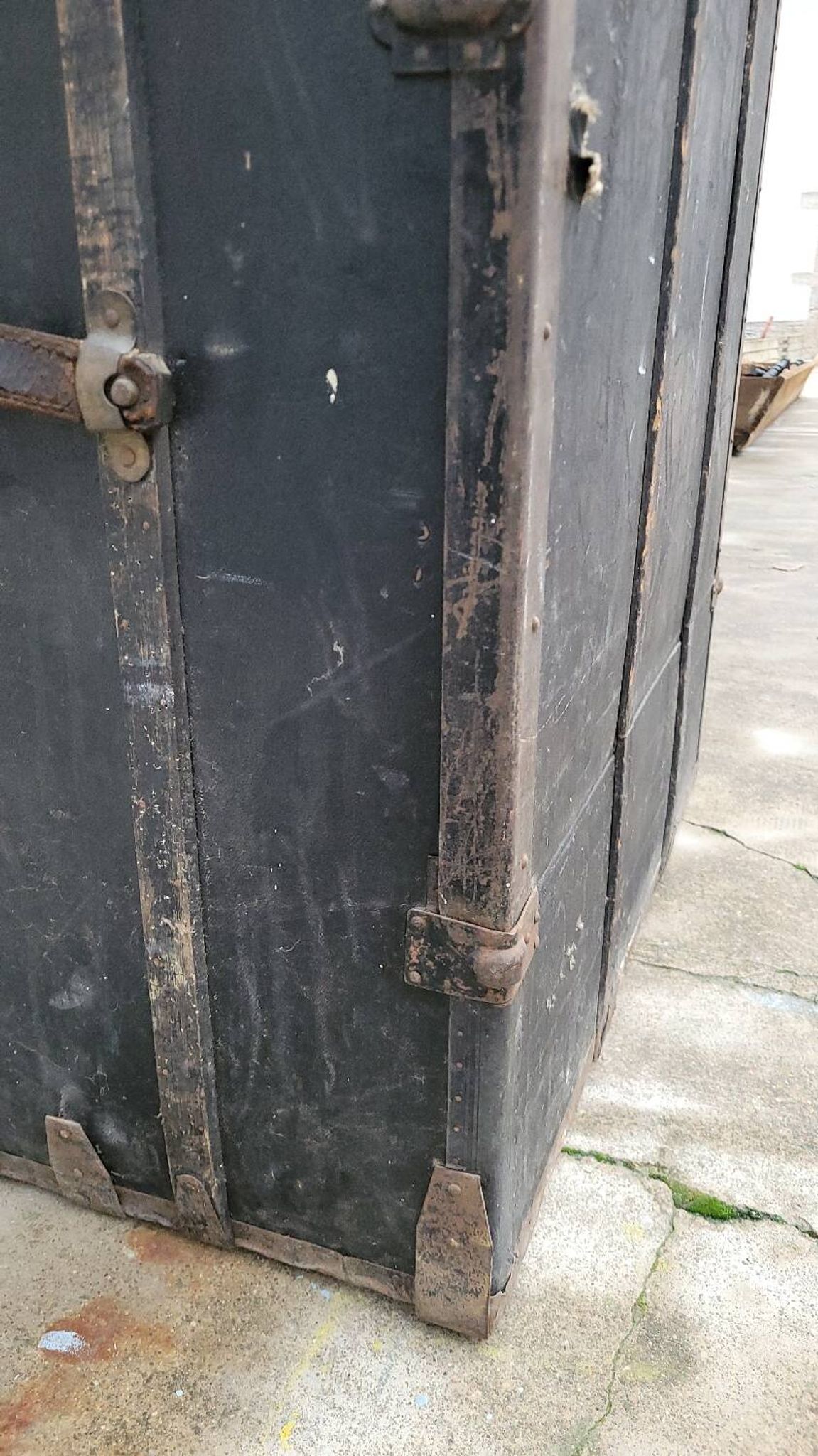 Cabin trunk from the brand "La Malle Bernard" Paris - 1900s