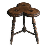 Antique Bobbin Sidetable Plantable 19th Century