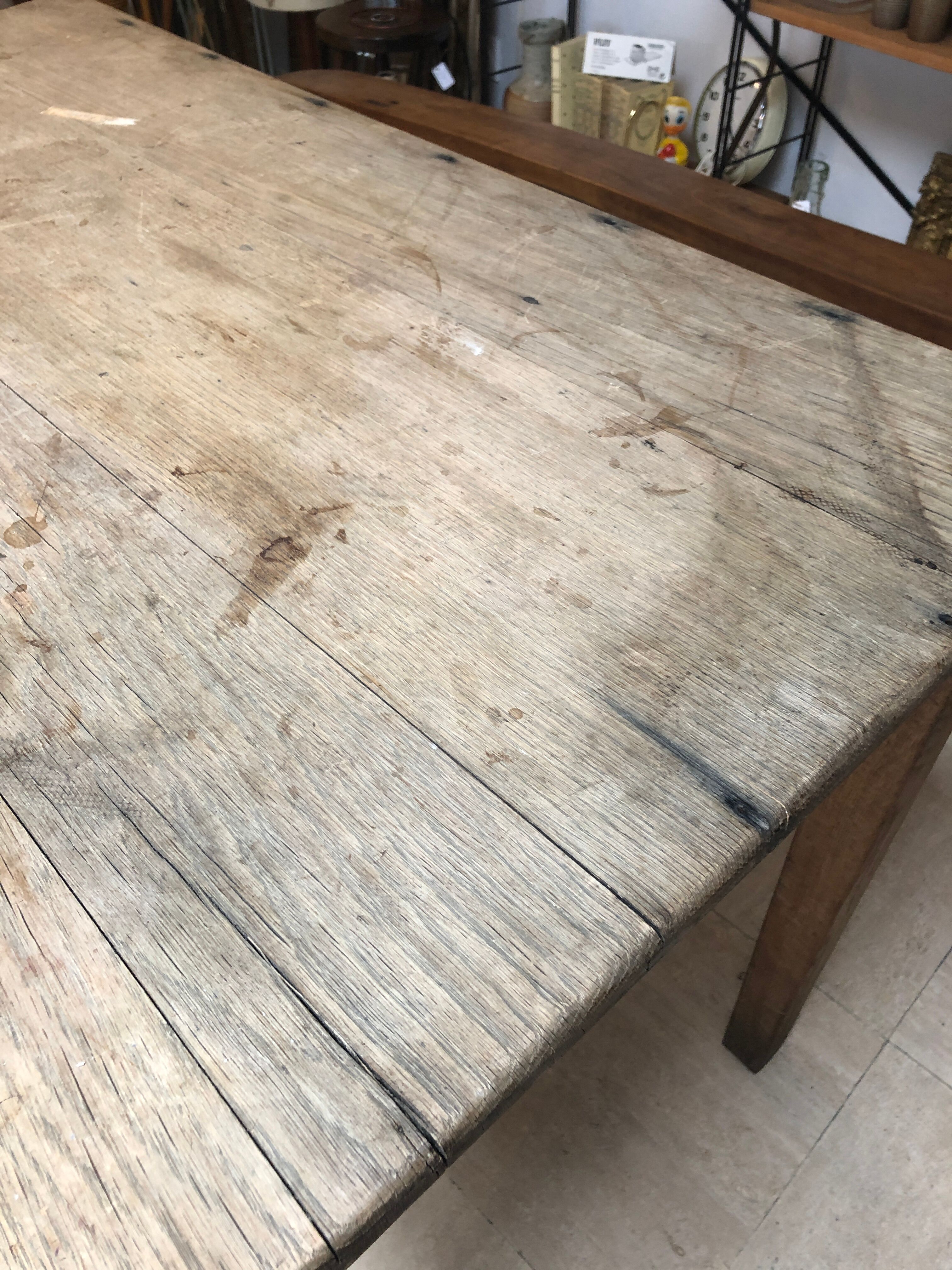 Table de ferme rustique, 1950