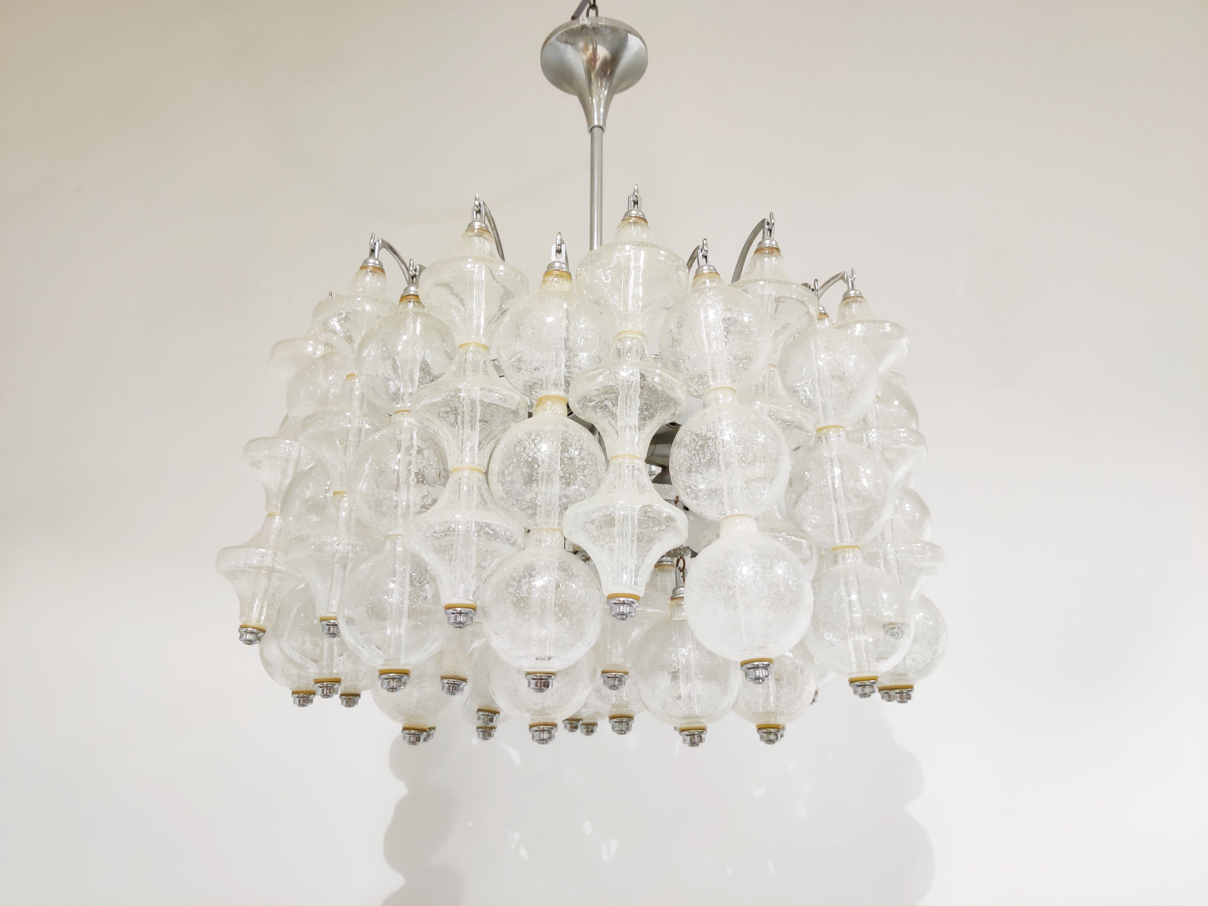 Tulipan chandelier by Kalmar, 1960s