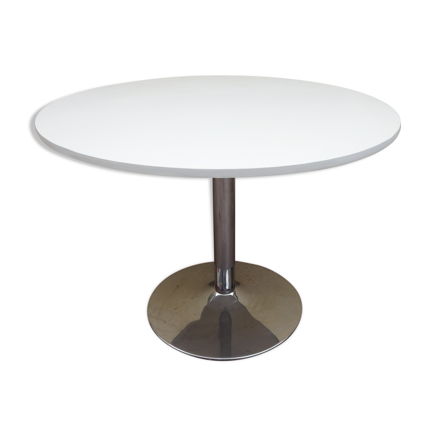 Table ronde vintage pied tulipe