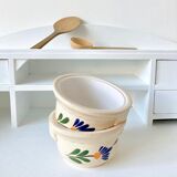 Pair of vintage flower cup bowls