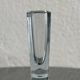 Decorative Swedish Vase, Clear Glass, Stromberg, Mid-Century Modern, Collectible