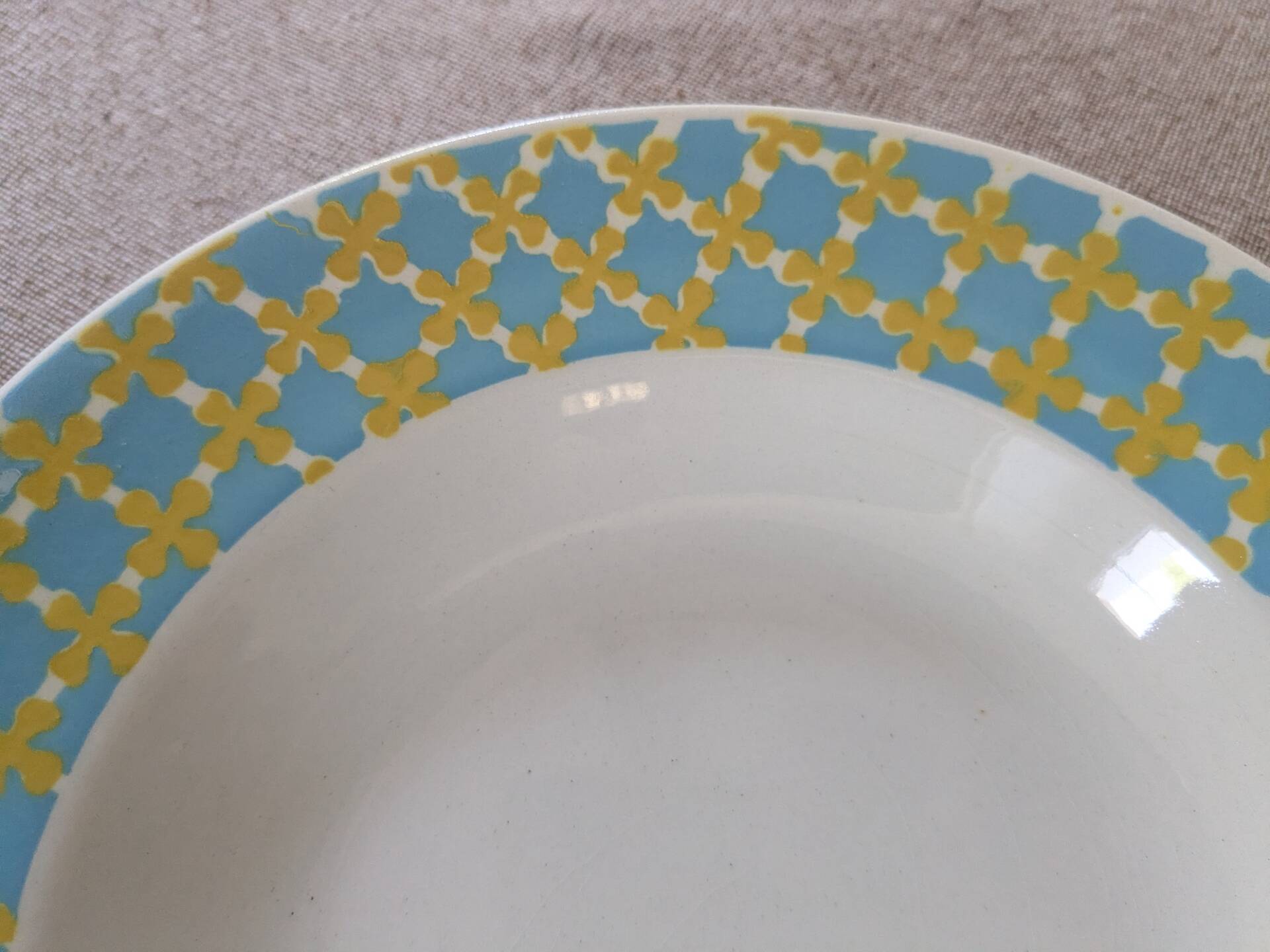 Assiettes creuses Digoin Sarreguemines 