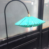 Tripod metal foot lamppost with tablet, 1950