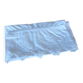 Antique ruffled bolster case