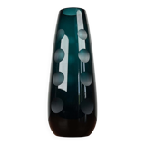 Mid-century German glass vase by Karl Friedrich Glas, 1960s.