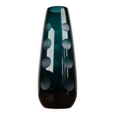 Vase en verre de Karl Friedrich Glas, Allemagne années 1960