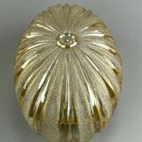 Lampe murale en verre design 60s 70s