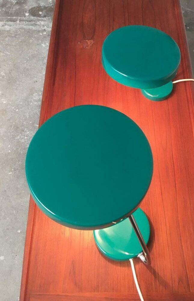Mid-Century German Minimalist 6658 Table Lamps from Kaiser Idell / Kaiser Leuchten, 1960s, Set of 2