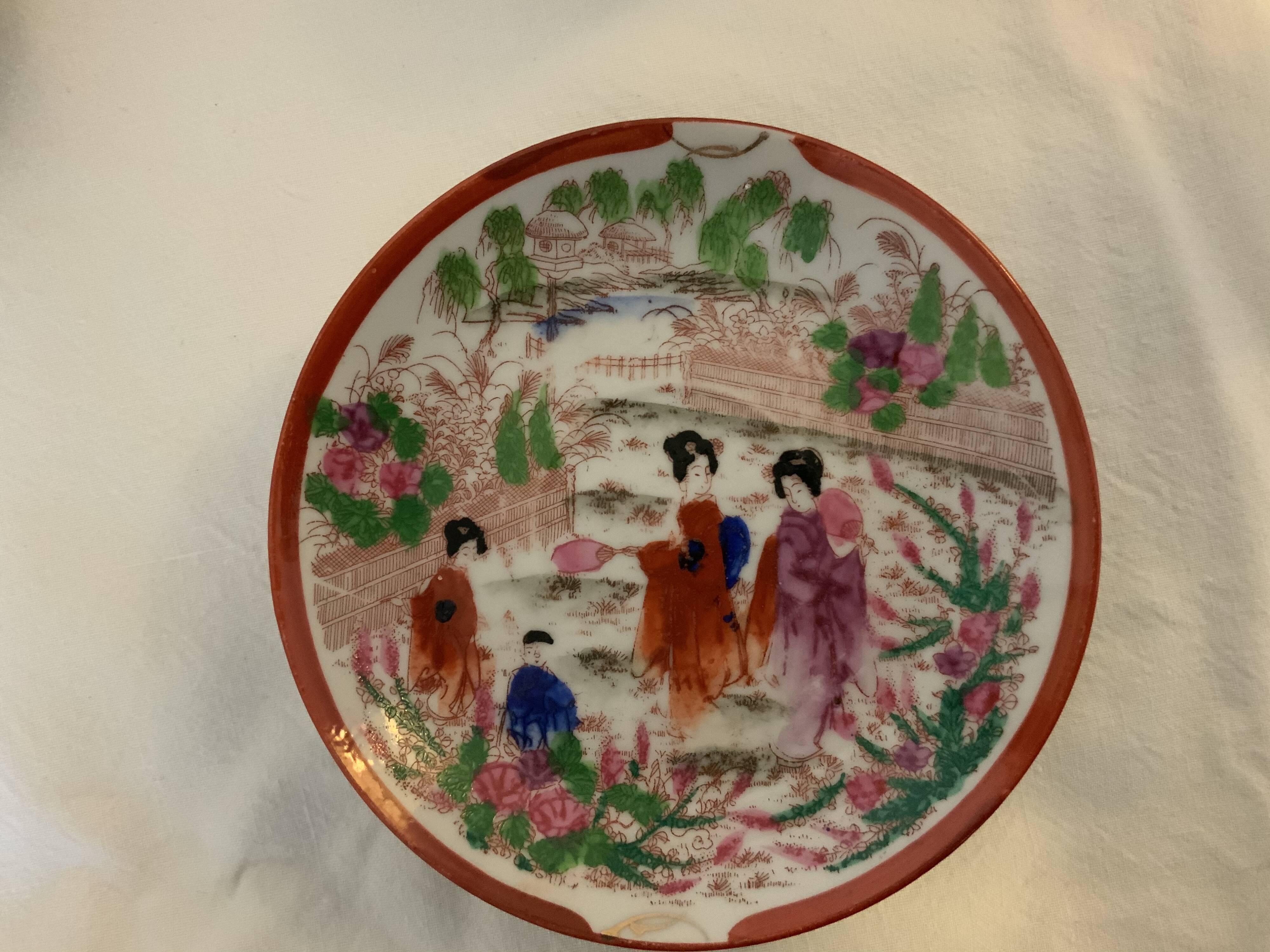 Japanese tea and coffee service