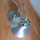 Silver flexible articulated lamp