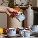 Grey glazed stoneware bottle