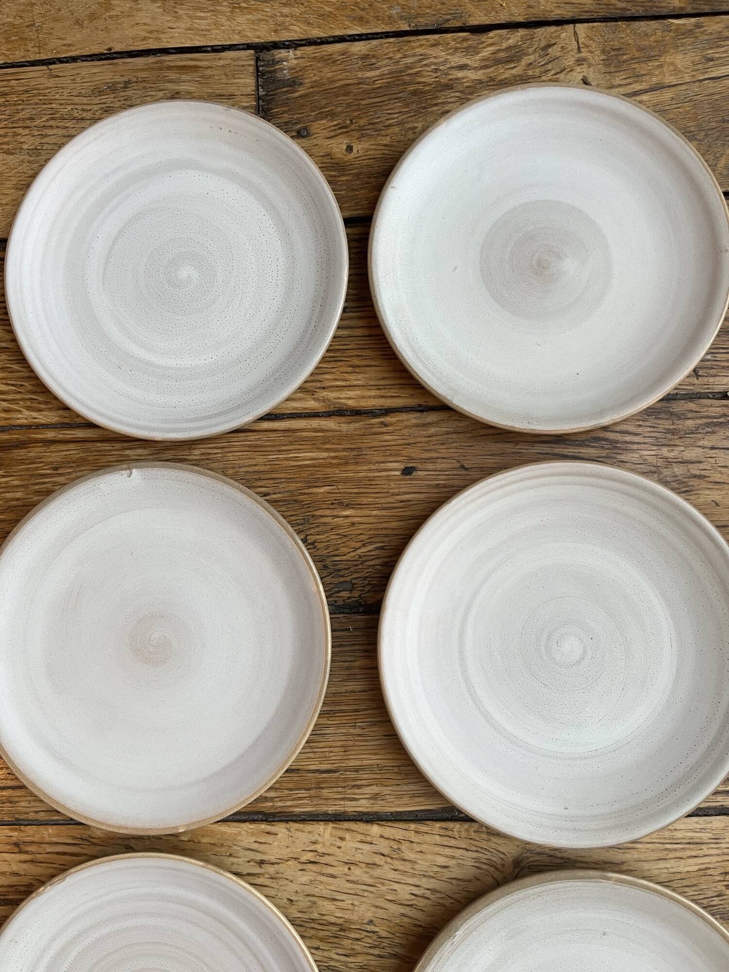 7 small plates Niderviller model Pierre