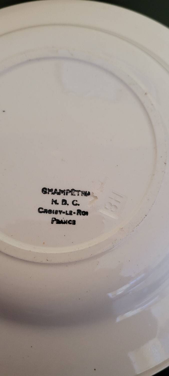 10 flat plates HBC Choisy le Roi