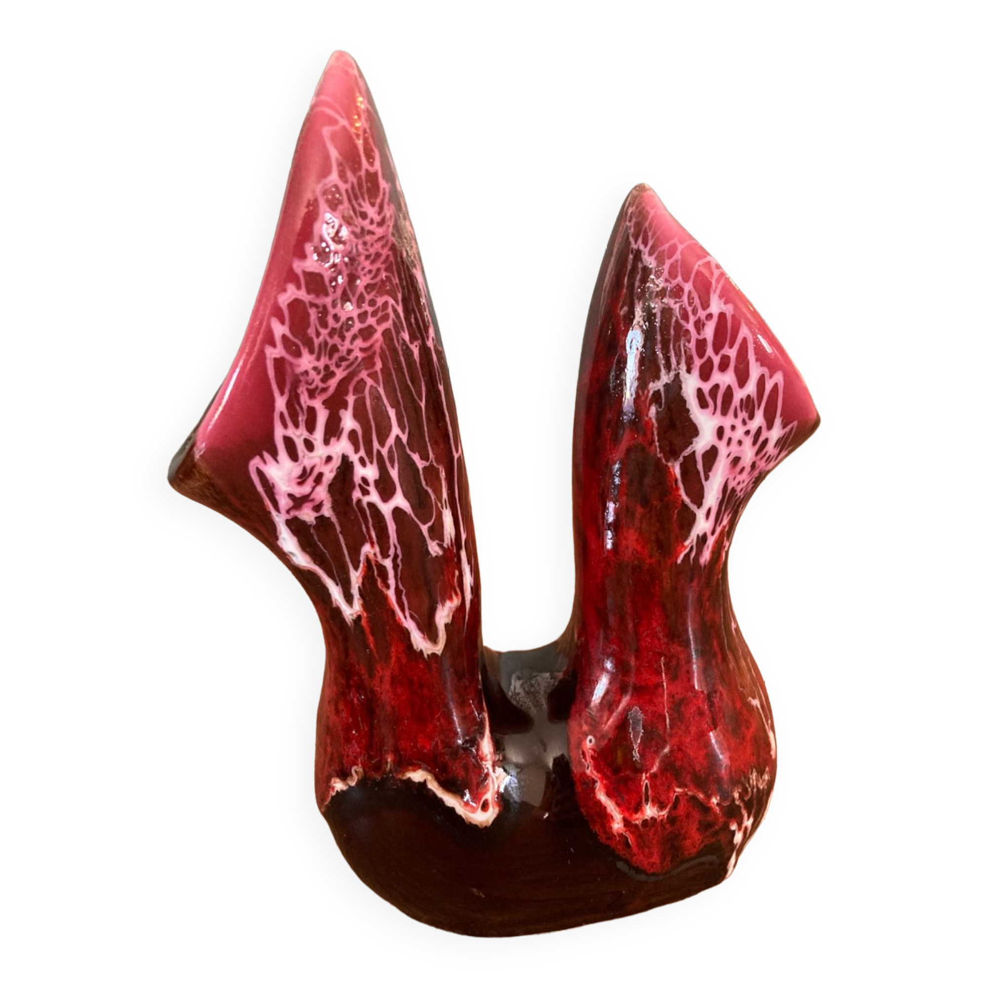 Vallauris double vase